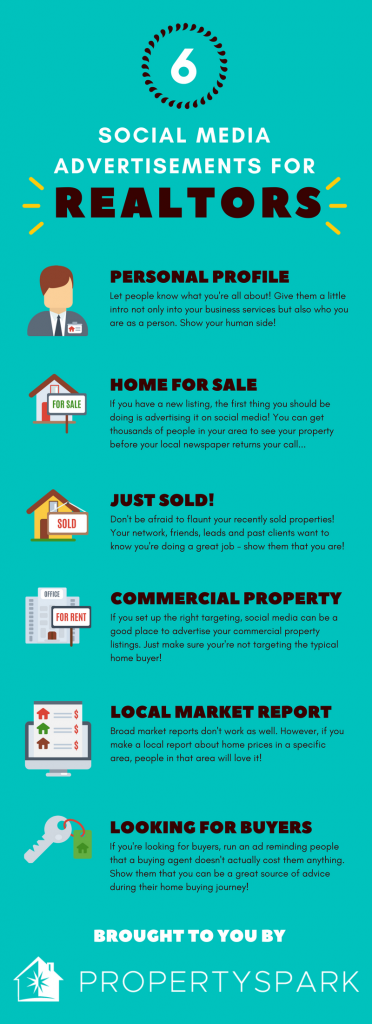 6 Social Media Ads For Realtors [Infographic] - PropertySpark Inc.