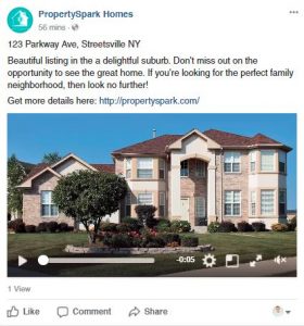 Video Real Estate Facebook Post