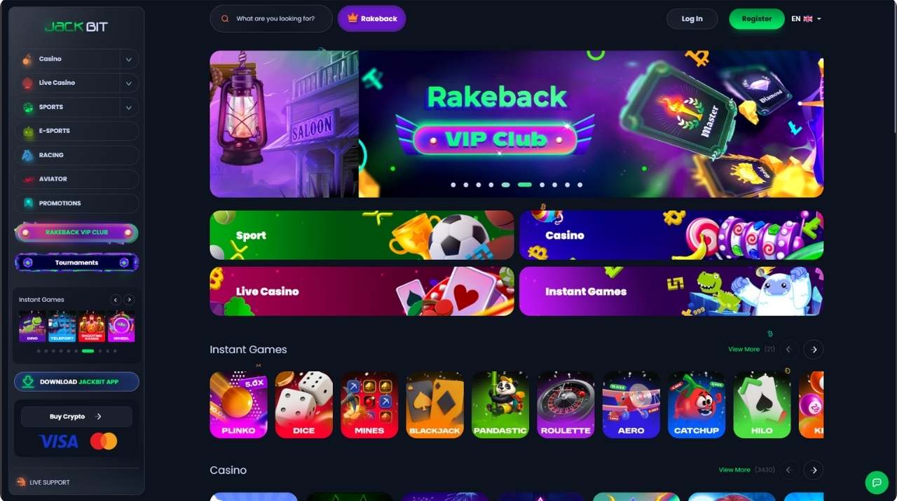 Jackbit Bitcoin Casino for US Players